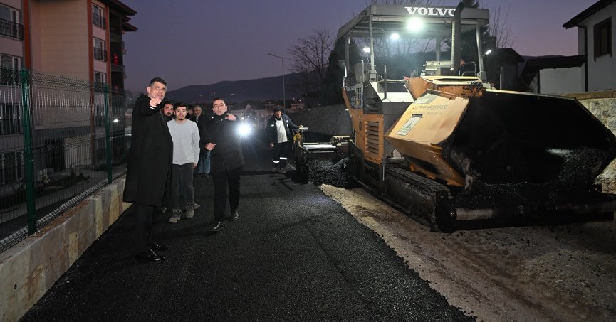 Huzurlu Sokak konfora kavuşturuldu