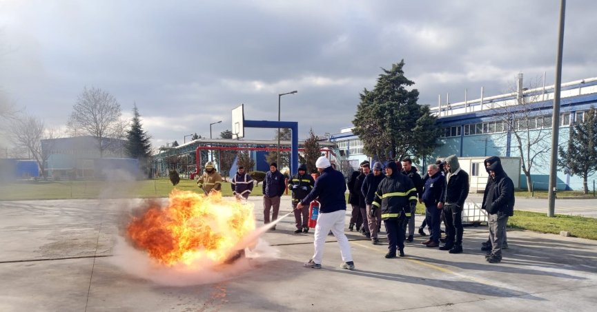 Büyükşehir İtfaiyesi’nden Tekirdağ’da eğitim