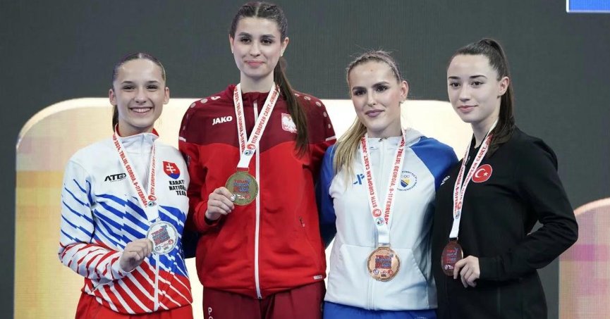 KARTEPELİ AYSİMA AVRUPA 3’NCÜ OLDU