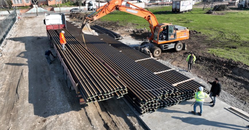 Alikahya Stadyum Tramvayında çalışma başladı