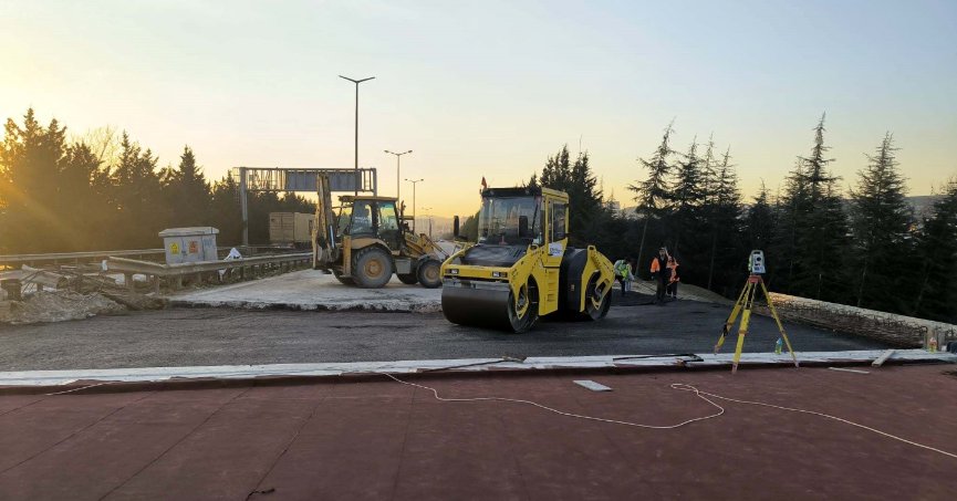 TEM Otoyolu İstanbul istikameti asfaltlandı