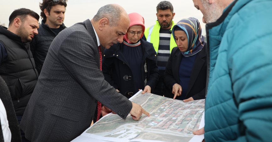 Başkan Söğüt, Kaşkaldere projesini inceledi