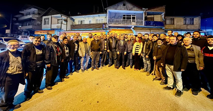 Erol Ölmez’e Akçaova’da büyük ilgi