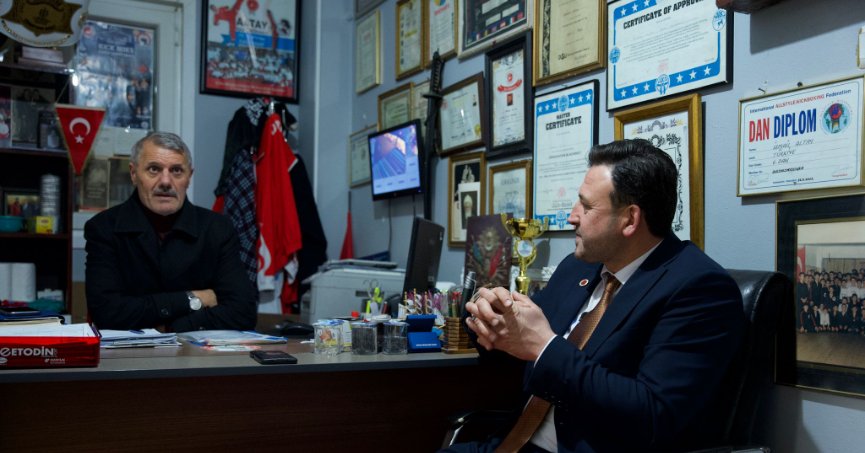 Türel’den Altay ve Acet’e ziyaret