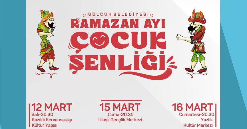 GÖLCÜKLÜ ÇOCUKLAR GELENEKSEL RAMAZAN AKŞAMLARI COŞKUSUNU YAŞAYACAK