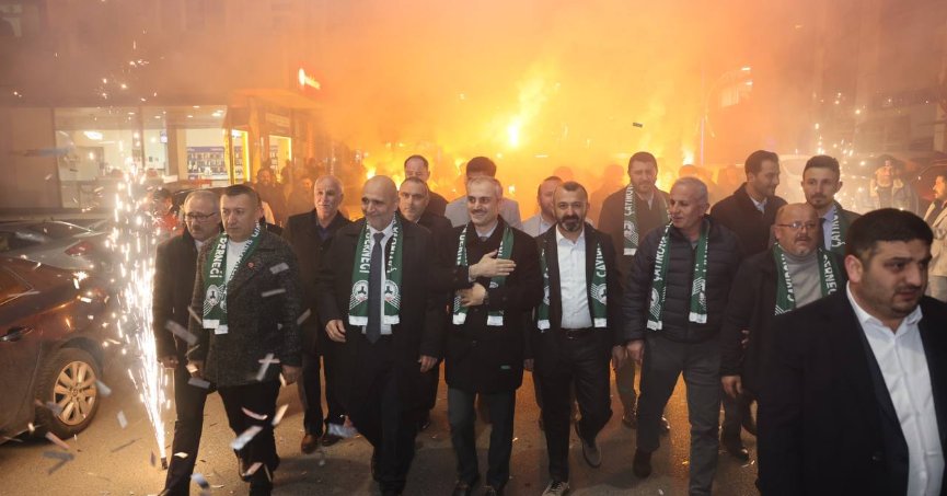 Giresunlulardan Çiftçi'ye coşkulu karşılama