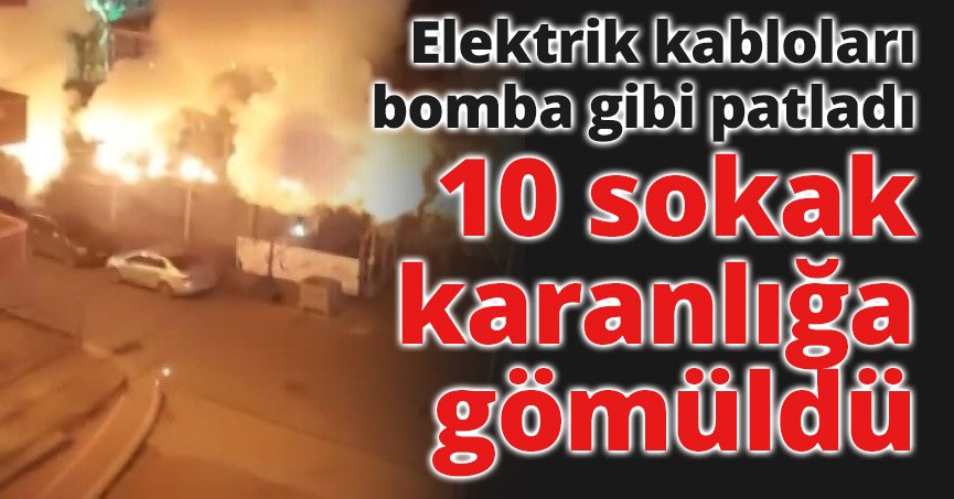 10 sokak karanlığa gömüldü