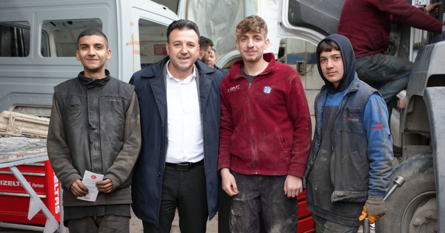 Türel’den Küçük Sanayi esnafına Ziyaret