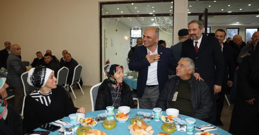 Söğüt, Sevindikli'de vatandaşlarla gönül sofrasında buluştu