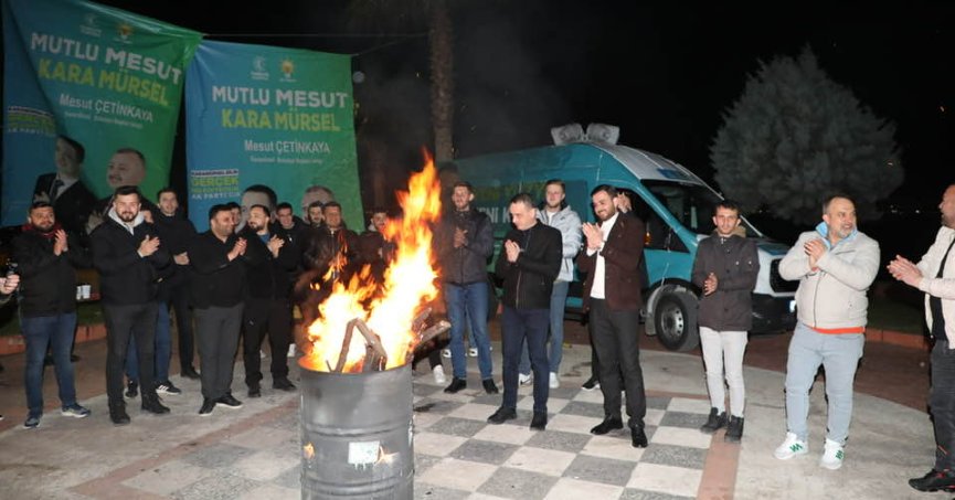 Gençlerden Çetinkaya'ya tam destek