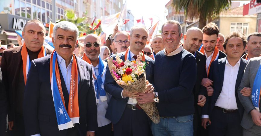 Çiftçi'ye Fatih Caddesi'nde yoğun destek