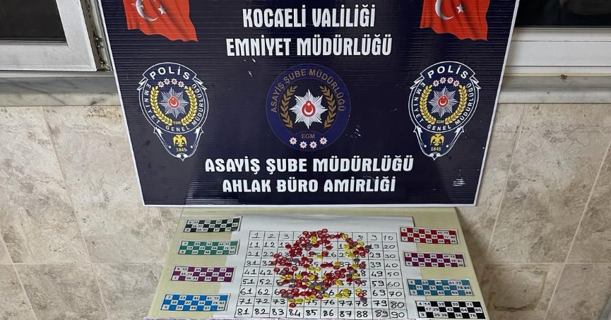 Kocaeli’de kumar operasyonu: 6 kişiye 38 bin TL ceza