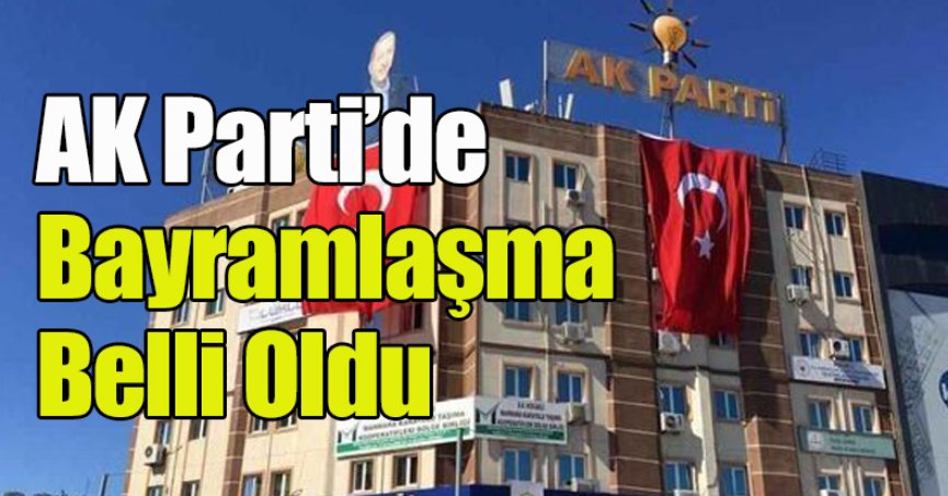 AK Parti bayramlaşma programı netleşti!