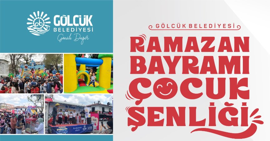 ÇOCUKLAR GÖLCÜK ANITPARK'TA RAMAZAN BAYRAMI COŞKUSU YAŞAYACAK