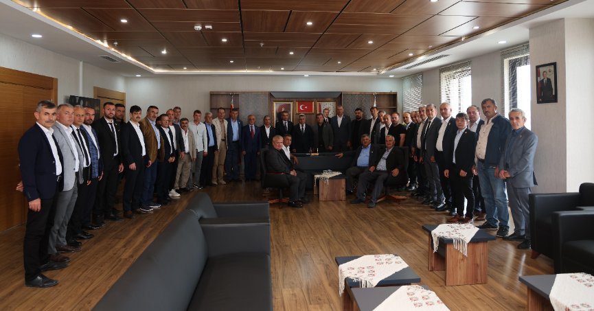 Ölmez, Muhtarlarla bir araya geldi