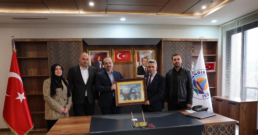 Başkan Talus Başkan Ölmez’i ziyaret etti