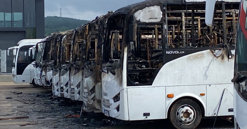 17 araç alev alev yanmıştı, hasarın boyutu ortaya çıktı