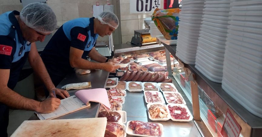 Dilovası'nda kasaplar denetlendi