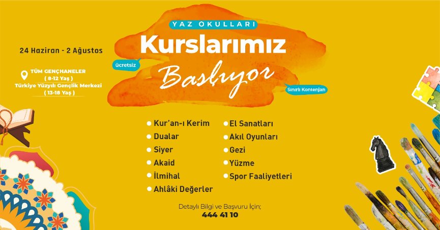 Başiskeleli Gençler Bu Yaz da Eğitimden Eğitime Koşacak