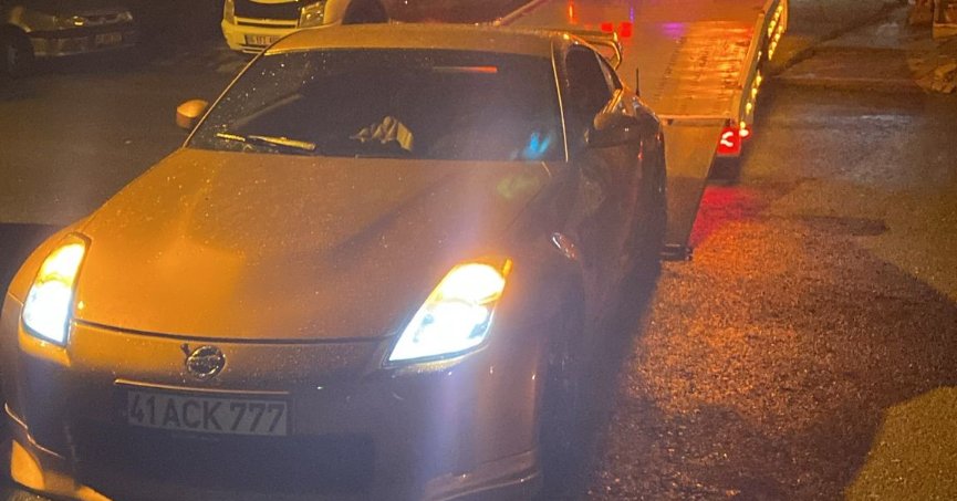 Sürekli drift atan sürücü bu kez hastaneye sevk edildi