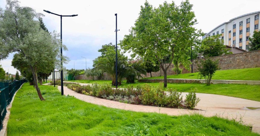 Şadi Biçer Parkı baştan sona yenilendi
