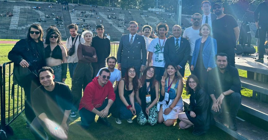 YILDIZLI, ODTÜ ÖĞRENCİLERİNE DESTEK OLDU