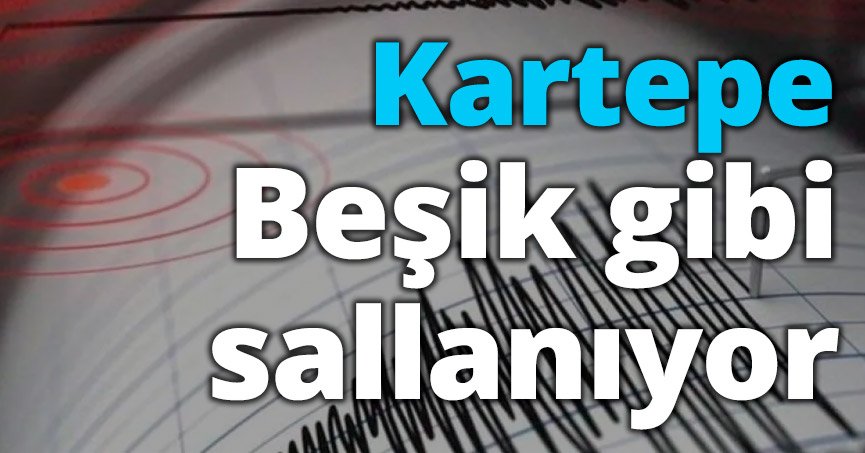 Kartepe beşik gibi sallanıyor