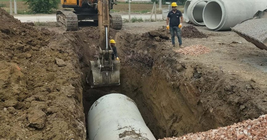 Kartepe İnönü Caddesi’ne yağmursuyu hattı