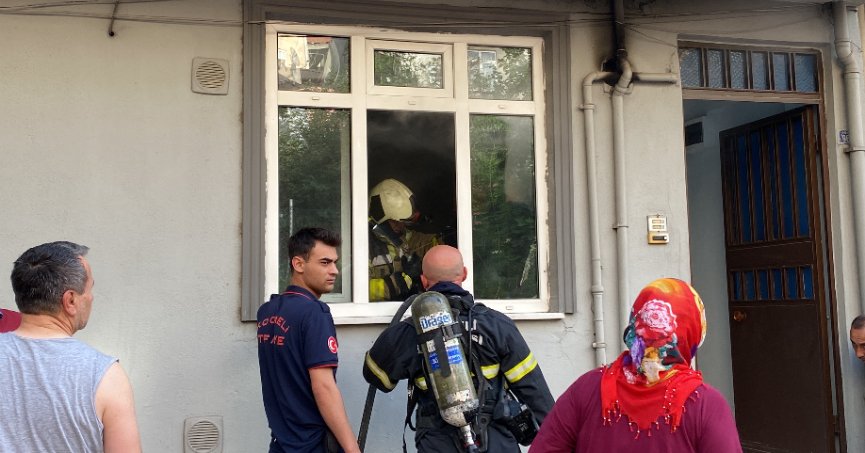 Aspiratör yangın çıkardı