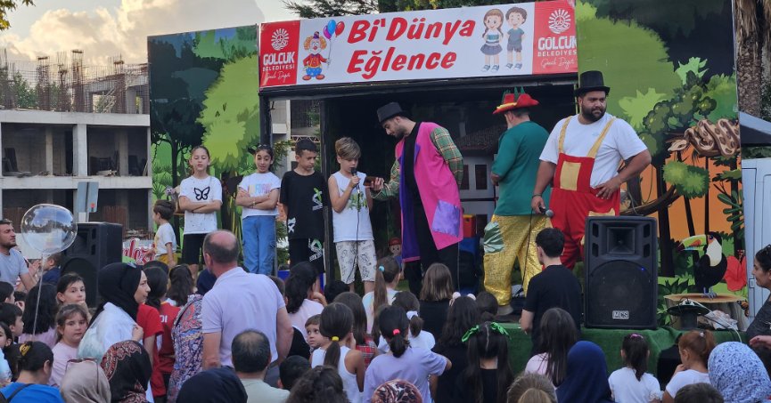 GÖLCÜKLÜ ÇOCUKLAR ‘Bİ DÜNYA EĞLENCE'YE DOYDU