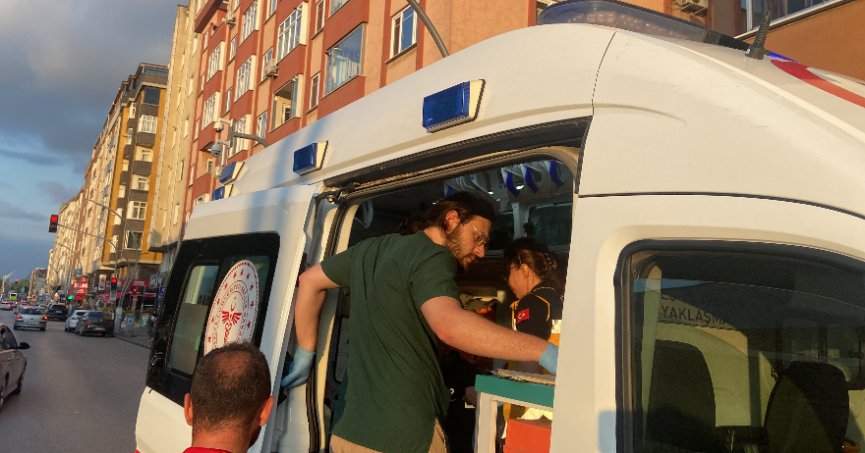 2 motosiklet kazaya karıştı, sürücüler yara almadan kurtuldu