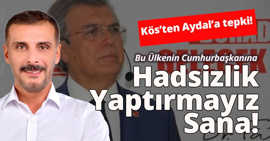 Bu Ülkenin Cumhurbaşkanına Hadsizlik Yaptırmayız Sana!