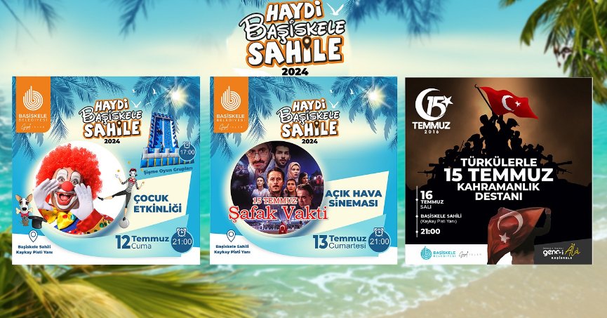 Başiskele Sahili’nde 2024 Yaz Etkinlikleri Başlıyor