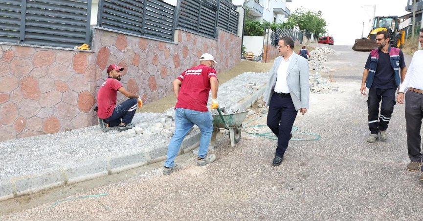 Başkan Gökçe Çalışmaları Yerinde İnceledi