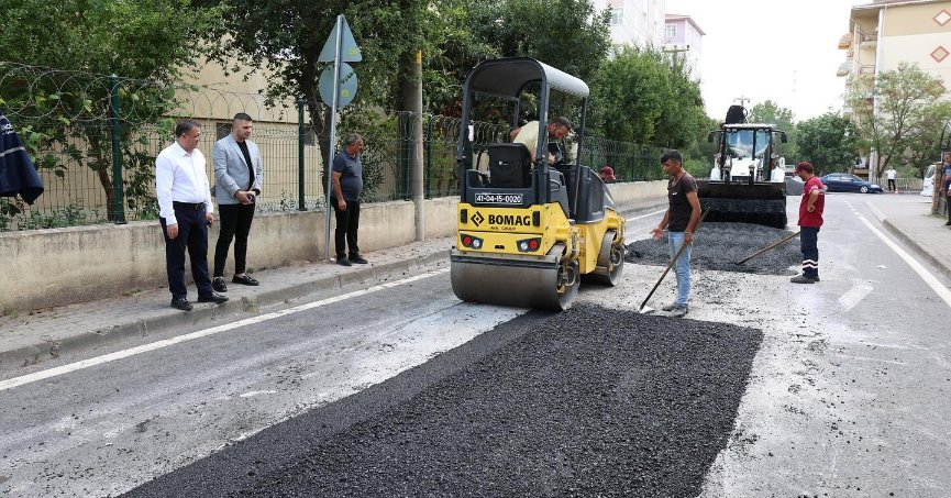 Derince’de Çalışmalar Tüm Hızıyla Sürüyor