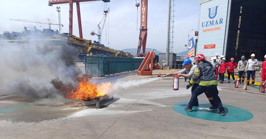 Büyükşehir İtfaiyesi eğitimde hız kesmiyor