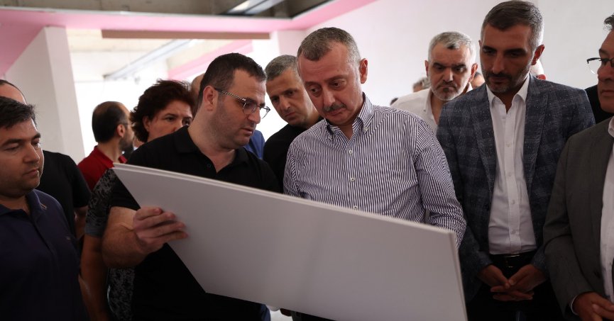 Büyükakın, Derince Cemevi inşaatını inceledi