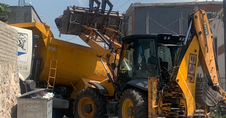 Dilovası'nda Molozlar Ücretsiz Toplanıyor