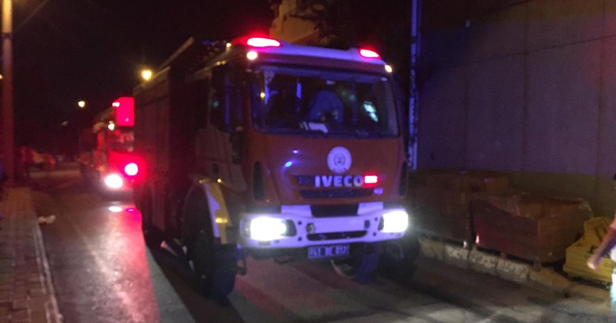 Kereste atölyesinde yangın: Facianın eşiğinden dönüldü