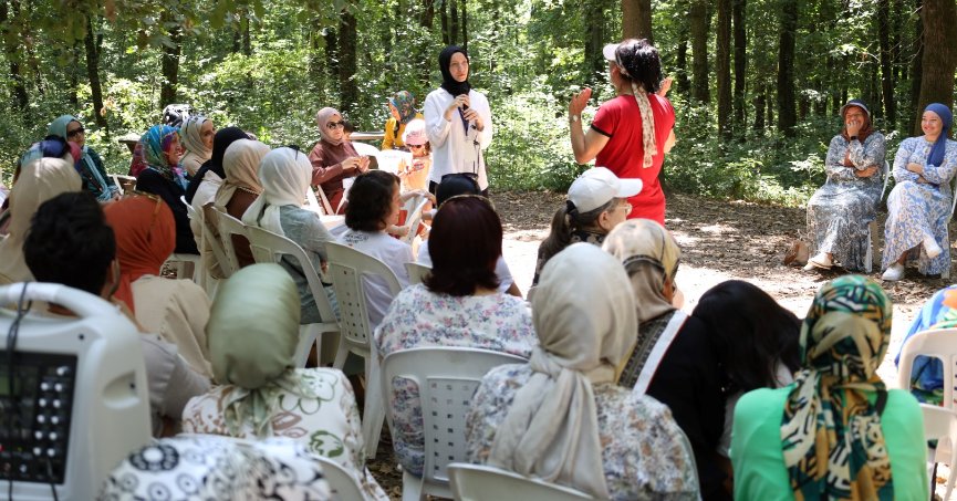 Çocuklarla anne babalar kaliteli vakit geçirdi