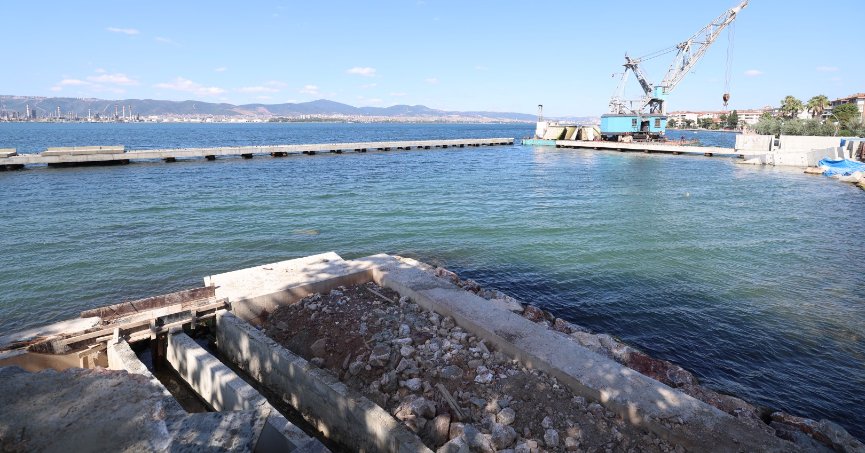 Değirmendere kayık çekek projesinde sona doğru