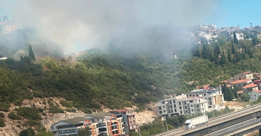 Ağaçlık ve çalılık alanda geniş çaplı yangın: Ekipler söndürmek için seferber oldu