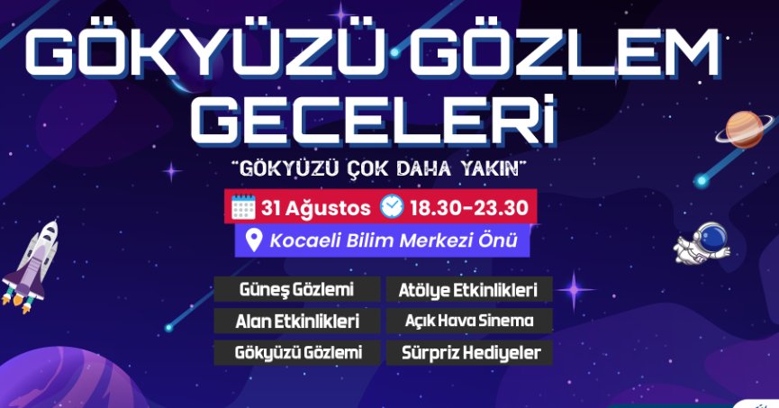 Gökyüzü Gözlem Geceleri başlıyor