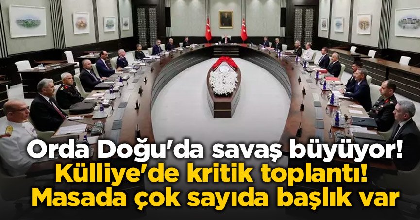 Külliye'de kritik toplantı! Masada çok sayıda başlık var