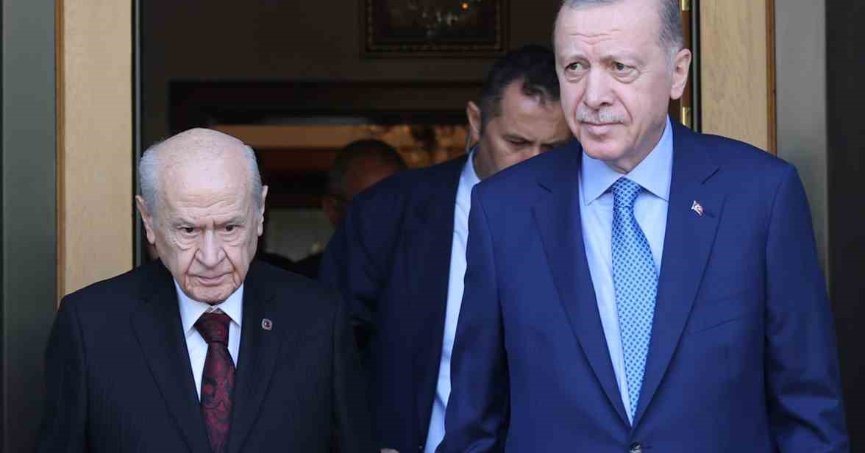 Erdoğan, MHP Lideri Bahçeli ile bir araya geldi