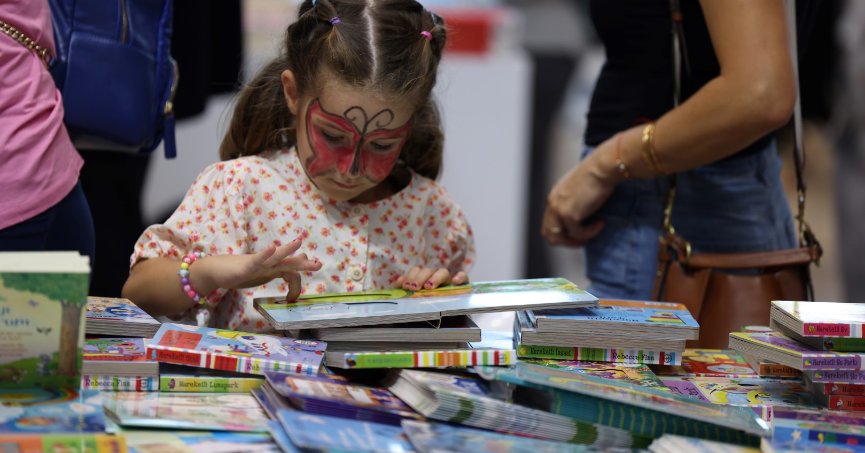 Çocukların çok mutlu olduğu fuar