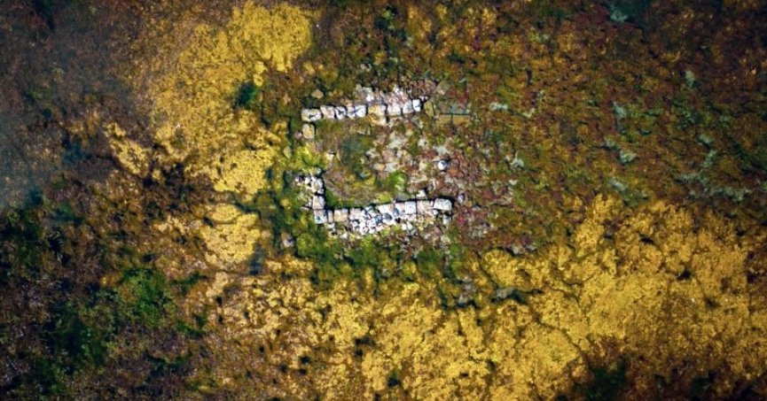 Sapanca Gölü'nde su çekildi: Tarihi yapı ortaya çıktı