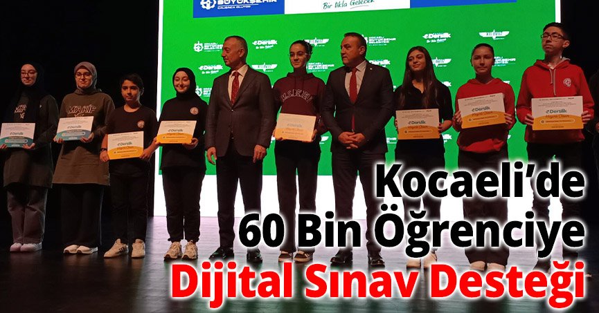 Kılavuz E-Derslik Tanıtıldı: Kocaeli’de 60 Bin Öğrenciye Dijital Sınav Desteği