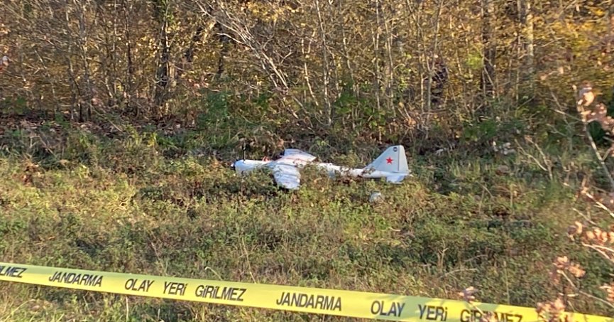 İzmit'e İHA düştü