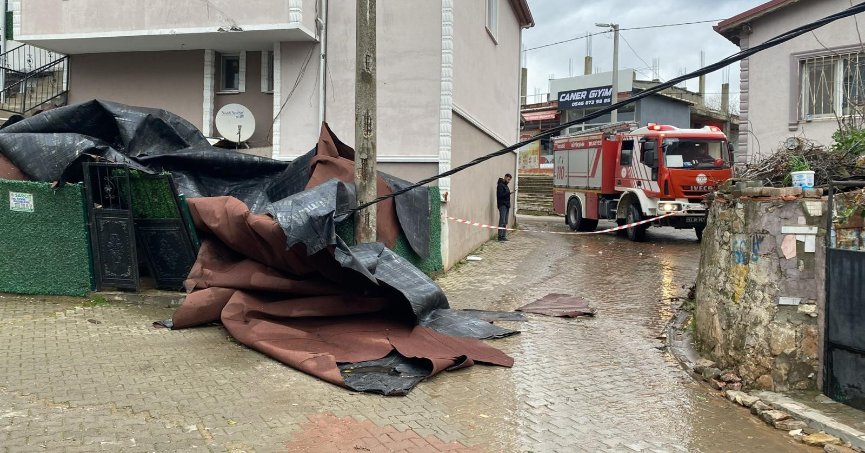 Fırtına sonrası hasar büyük oldu